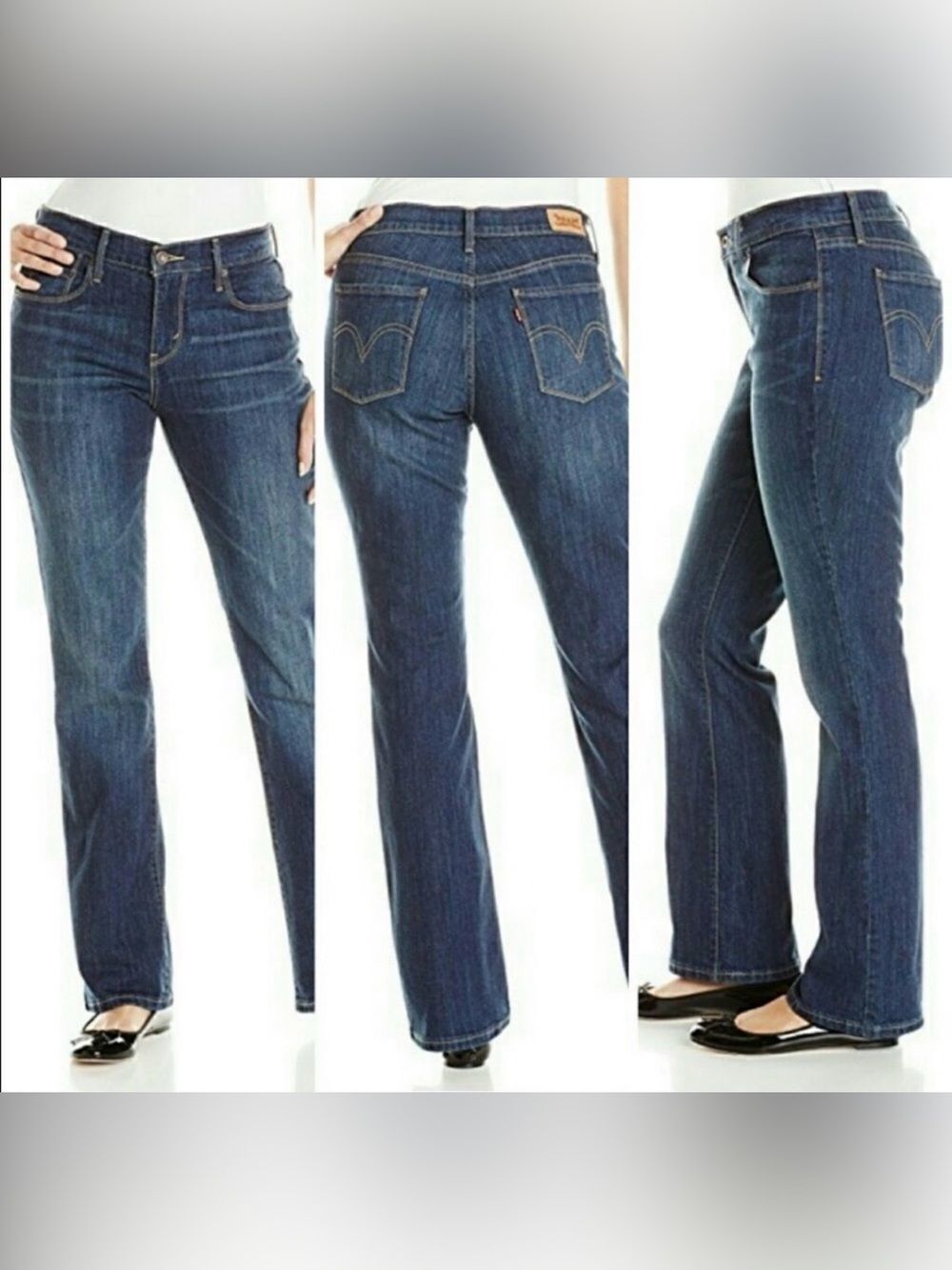 LEVI’S 4 515 Boot Cut Blue Denim Jeans